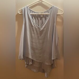 Bar III Light Blue Layered Blouse
